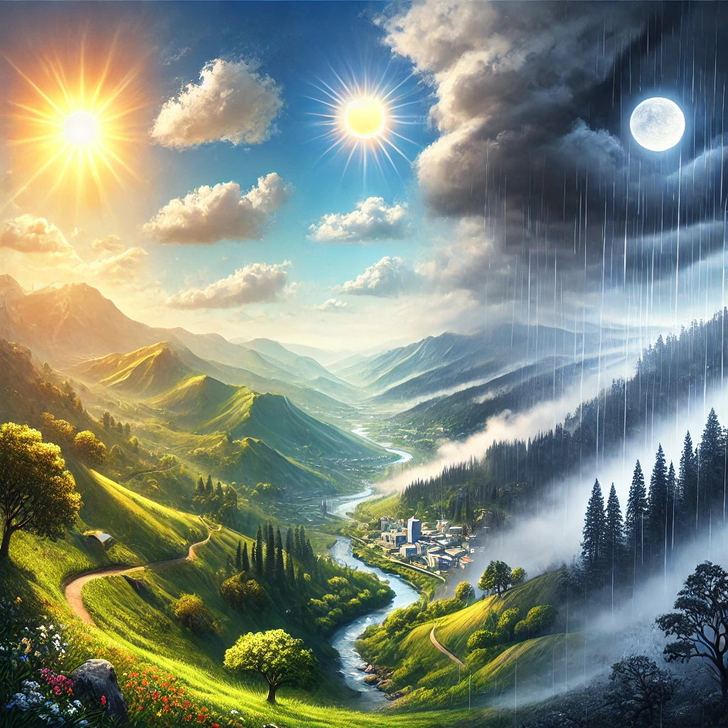 A scenic visual of Ooty’s changing weather throughout the year.